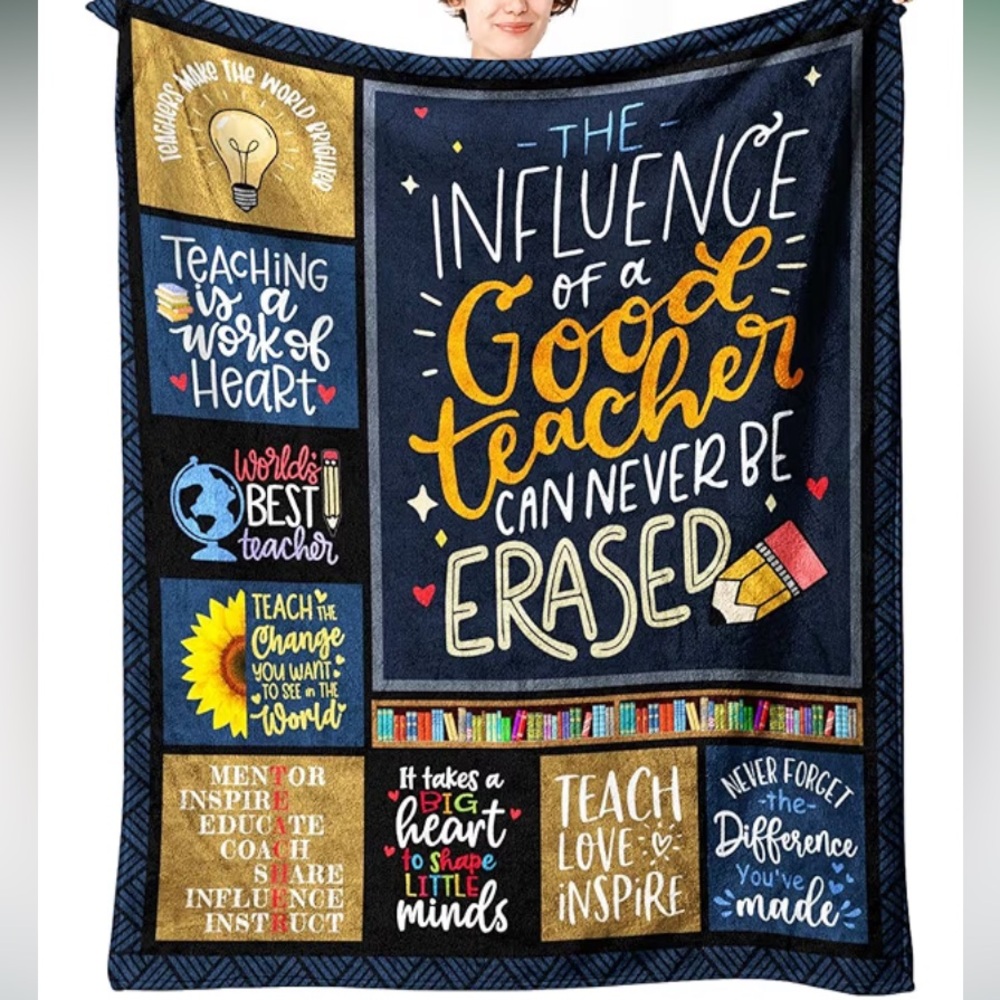 Inspirational Teacher Blanket